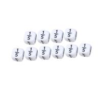 KONTONTY 10PCS Educational Arithmetic Dice Creative Plaything for Mathematics Games Fun Learning Tool to Develop Interest Math and Enhance Learning Experience