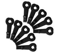 KONTONTY 10pcs Heavy Duty Metal Wall Hooks Iron Coat Hooks Bag Hangers for Bathroom Kitchen Bedroom Multipurpose Hanging with Chic Modern Design