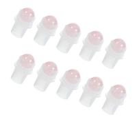 KONTONTY 10Pcs Roller Ball Replacement Heads for 10Ml 16Mm Essential Oil Bottles Sturdy Jade Oil Bottle Rollers for Aromatherapy and Cosmetic Use