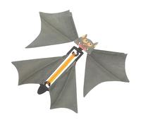 KONTONTY 10pcs Rotating Flying Bat Halloween Prank Props Plastic Bats for Party Decorations and Fun Gift Random Color