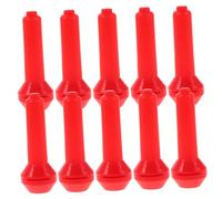 KONTONTY 10PCS Soft Livestock Feeding Nipples for Calves Lambs Goats Piglets Natural Breastfeeding Simulation Animal Milk Drink Teats Hygienic Easy Clean Replacement Bottle Nipple