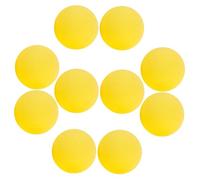 KONTONTY 10pcs Sponge Ball Sponges Magician Accessories Ball Decorations Performance Prop Party Round Shaped Cosplay Props Trick Yellow