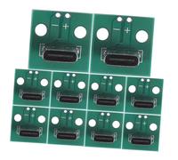 KONTONTY 10pcs Usb c Female Connector Pcb Adapter Board with Vertical Design for Efficient Data Transmission and Easy Integration
