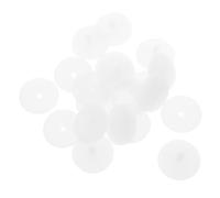 KONTONTY 10pcs White Plastic Doll Joints for Bear Plush DIY Crafting, Movable Articulated Connectors for Stuffed Animal Repair and Doll Making Supplies