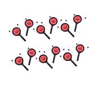 KONTONTY 12pcs Halloween Pumpkin Head -Drums Educational Shaking Drum Boys and Girls for Pumpkin Decorations and Halloween Craft Random Color