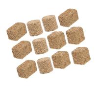 KONTONTY 12pcs Miniature Hay Bales Decor Set Simulated Straw Bales for Diy Sand Table Decor Garden Decoration and Dollhouse Accessories Includes Round Square and Rectangular Shapes