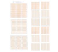 KONTONTY 15 Sheets Eyelid Lift Tape Lace Mesh for Sensitive Skin Custom Sizing Olive Double-sided Invisible Strips for Hooded Droopy Eyes Hypoallergenic Eye Lid Lifters with Easy