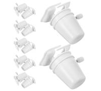 KONTONTY 15pcs Clockwork Mechanism Kit for DIY Crafts Plastic Wind-up Robot Movement Compatible with Clay and Pearl Mud Educational Jumping Robot and Walking Animal Supplies