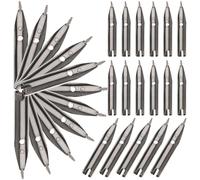 KONTONTY 15pcs Fountain Pen Nib Replacement Pen Nibs Set Metal for Easy to Install and Replace Workmanship Creative Design for Students and Artists at School and Office