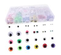 KONTONTY 1680 Pcs Self Adhesive Googly Eyes Multi Colors for DIY Crafts Art Projects Doll Making Educational Use with Movable Expressive Features