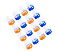 KONTONTY 16Pcs Mini Interactive Basketball for Desktop Shooting Game Enhances Hand-eye Coordination Fine Motor Skills Early Learning Plaything Random Color