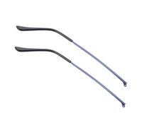 KONTONTY 1Pair Metal Eyeglasses Replacement Temple Durable Easy to Install Wear Resistant Arms for Eyeglasses Repair Blue Color for All Frames