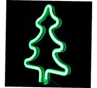 KONTONTY 1pc Led Neon Christmas Tree Light Ornament Creative Xmas Decoration Premium Eye-catching Room Decor USB Powered for Parties Gardens