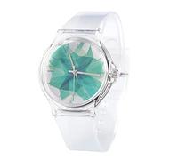 KONTONTY 1pc Transparent Jelly Quartz Watch for Boys and Girls Stylish Student Wrist Watch Clear Scale Simple Design Materials for Daily Wear and Decoration