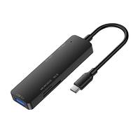 KONTONTY 1pc Type- Adapter Usb Data Hub for Multi-function Expansion Portable Usb- for Computers Mobile Devices Compatible Systems and Practical