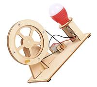 KONTONTY 1Set Hand Crank Generator Kit for Easy Assembly DIY Science Project Educational to Boost Development Skills and Mechanical Understanding Suitable for Boys