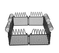 KONTONTY 1Set Miniature Fence for DIY Projects Realistic Plastic Garden Decoration for Fairy Gardens Prison Scenes and War Settings Easy Assembly and Versatile Design of Mini