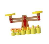 KONTONTY 1set Wooden Balance Scale Toy for Boy Girl Educational Game for Learning Balance Theory Creativity and Numerical Skills Wooden Scale Toy for Boys and Girls