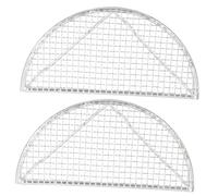 KONTONTY 2 Pcs Cooking Semicircle Mesh Stainless Steel Net Fry Net Food Holder Kitchen Supply Silver