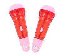 KONTONTY 2 Pcs Echo Microphone Plastic Singing Mic for Early Educational Musical Instrument Safe Language Development Pretend Play