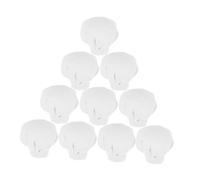 KONTONTY 20 Pcs Miniature Chef Hats for Dolls Soft Cloth Mini Headpieces Small Doll Caps DIY Craft Accessories for Creative Decorations and Gift Making
