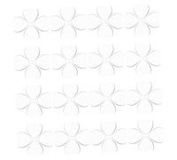 KONTONTY 200pcs Heart-shaped Glass Dome Cabochons for Jewelry Making Supplies Convex Design Patches for Diy Craft Projects Blank Heart Cabochons for Earrings and Necklaces