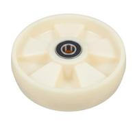 KONTONTY 200x50mm Nylon Pallet Jack Wheels Ball Bearings Manual Pallet Jack Truck Replacement Wheels Swivel Load Rollers for Trucks and Industrial Use