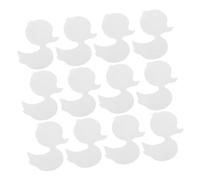 KONTONTY 20pcs Adhesive Duck Stickers Non-slip Bath Grip Stickers Tub Mat for Boys and Girls Bathroom Duck Shower Decals