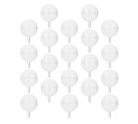 KONTONTY 20pcs Candy Decor Chocolate Wrappers round Chocolate Holder Plastic for Confectionery Products and Occasion