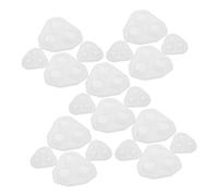 KONTONTY 20PCS Diamond Silicone Epoxy Casting Moulds for Jewelry Making Distinctive Shape Easy Demolding Durable Reusable DIY Craft Supplies for Beginners and Experts