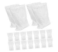 KONTONTY 20pcs Flood Control Sandbags White Woven Empty Sandbags for Flood Protection Outdoor Use Windproof Barrier Bags Water-flood Bags
