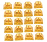 KONTONTY 20pcs Mini Bricks Crafts Doll House Decoration Resin Miniature for Dollhouse Scenes Compact Realistic Model Accessories for Micro Landscape