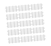 KONTONTY 20pcs Miniature Farm Fences Micro Landscape Decorative Mini Garden Fence for Dollhouse Fairy Tale Garden Succulent Pots and DIY Craft Accessories