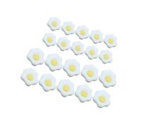 KONTONTY 20pcs Simulated Poached Egg Resin Accessories DIY Craft Material Egg Mould for Resin Crafts for DIY Phone Shell Decorating