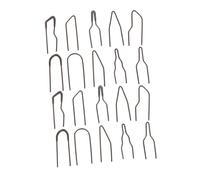 KONTONTY 20pcs Wood Burning Wire Nibs with Varied Tip Designs Quick Heating Pyrography Pen Tips for Wood Leather Paper Durable High Temperature Resistant Crafting Tool