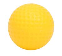 KONTONTY 22pcs Yellow Hollow Golf Practice Balls Lightweight Soft Indoor Swing Training Aids Safe for Home and Furniture Protection
