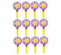 KONTONTY 24Pcs Cartoon Windmill Whistle for Playthings Plastic Whistles for Fun Learning and Music Literacy Development Random Color