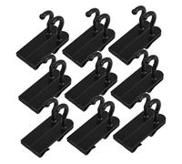 KONTONTY 24pcs Heavy Duty Plastic Tipped Pegboard Hooks for Wall Hanging Versatile Storage for Kitchen Bathroom Office Lightweight Organizer for Tools Jewelry Backpacks