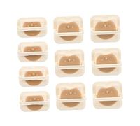 KONTONTY 24pcs Safety Outlet Protective Socket Caps for Boy Girl Easy Installation Prevent Electrocution for Home Use Childproofing Brown Color Three- -Phase