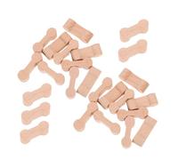KONTONTY 25pcs Decorative Track Adaptors Train Track Dog Bone Simulation Train Adaptors Simulation Connector Adapter Playing Connector Model Khaki