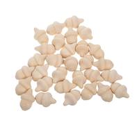 KONTONTY 25pcs Festival Decoration DIY Wooden Acorns Painting Acorns Unfinished Wood Wood Unfinished DIY Models Handcraft Decoration