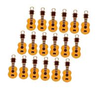 KONTONTY 25pcs Guitar Charms Cute Music Pendant Dangles for Jewelry Making DIY Necklaces Bracelets Keychains Unique Musical Instrument Accessories for Creative Crafting