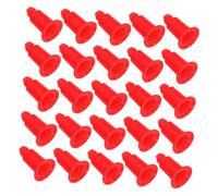 KONTONTY 25pcs Red Scale Pan Bracket Leveling Tool for Electronic Digital Scales Stable Foot Stand Replacement for Accurate Weighing Compatible Tray Foot for Industrial Use