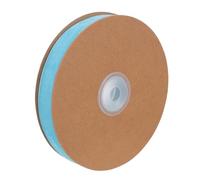 KONTONTY 2cm Blue Single-Sided Flocking Ribbon 10m for Crafting, Bow Making, Wrapping and Hair Accessories, Non-Elastic Decorative Ribbon for DIY Sewing and Floral Arrangements