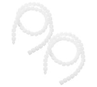 KONTONTY 2pcs Adjustable Doll Armature Connectors Flexible Plastic Ball Socket Joints for DIY Stuffed Animal Skeleton Frame Silent Bendable Puppet Frame for Plush Figure Craft Models