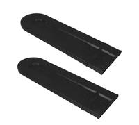 KONTONTY 2pcs Chainsaw Bar Cover Protective Guard for Chainsaw Durable Guide Plate Cover for Safe Storage and Transport Easy Installation and Comprehensive Coverage