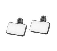 KONTONTY 2pcs Clip LED Camera Light for Portable Live Streaming Photography USB Powered Compact Design for Video Calls Makeup Gaming Gentle Brightness Easy to Use