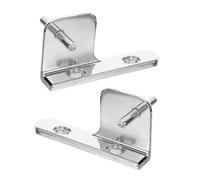 KONTONTY 2pcs Commercial Freezer Door Hinges Zinc Alloy Heavy Duty Pivot Replacement for Refrigerator and Chest Freezer Doors with Enhanced Stability and Quiet Operation