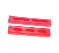 KONTONTY 2Pcs Creative Domino Blocks Pull Clip for Plastic Accessories for Domino Train DIY Smooth Surface Exercise Hand-eye Coordination Random Color and Style Random Color