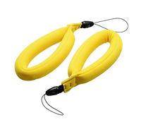 KONTONTY 2pcs Floating Camera Strap Buoyancy Wristband for Smartphones Cameras Neoprene Design Yellow for Snorkeling Diving Swimming